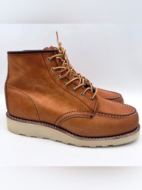 Red Wing Heritage 3375 Classic Moc Toe Oro Leather Boots Women 7.5 B Made In USA